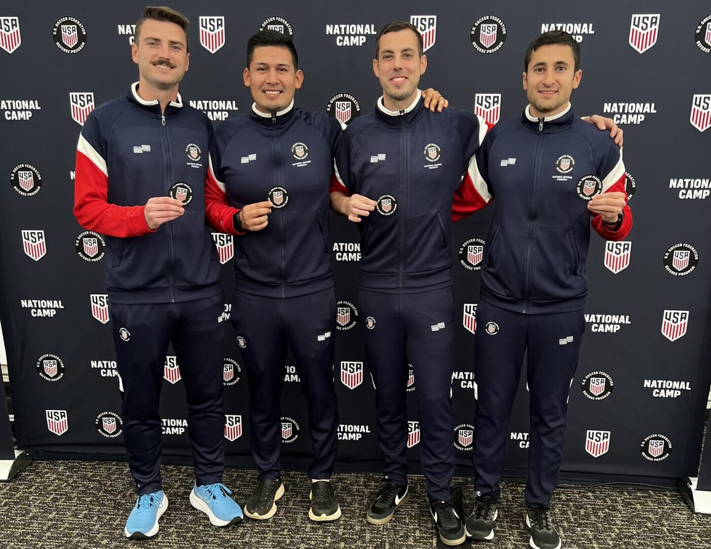 Indiana referees at the 2025 National Referee Camp