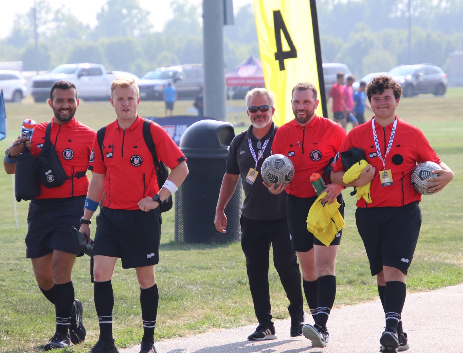Indiana referees at State Cup